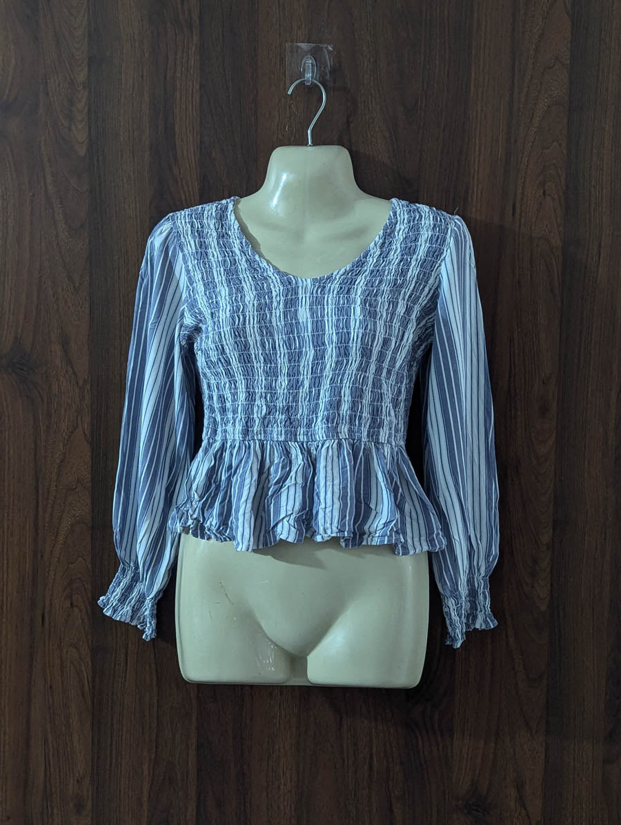 Imported Crop top linen crop top No-4185 Velnoor Store