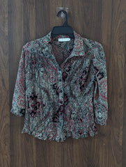 Imported Full sleeve top linen full sleeve top No-4693 Velnoor Store