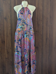 Imported Western long dress linen long dress No-2891 Velnoor Store
