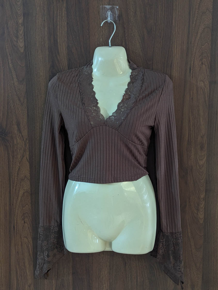 Imported Crop top net jersey crop top No-4274 Velnoor Store