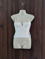 Imported Crop top silk jersey crop top No-3606 Velnoor Store