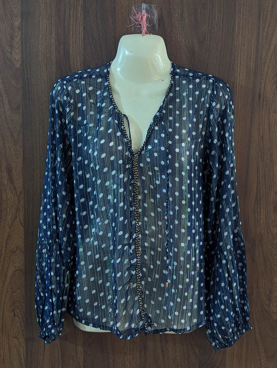 Imported Full sleeve top chiffon full sleeve top No-5040 Velnoor Store