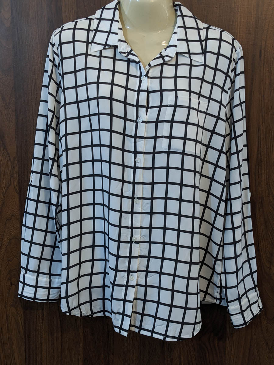 Imported Full sleeve top chiffon full sleeve top No-7535 Velnoor Store
