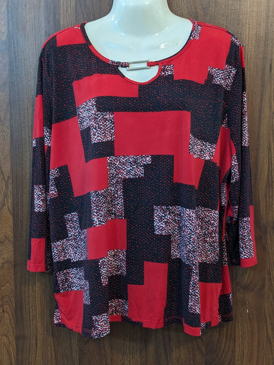 Imported Full sleeve top chiffon full sleeve top No-7508 Velnoor Store