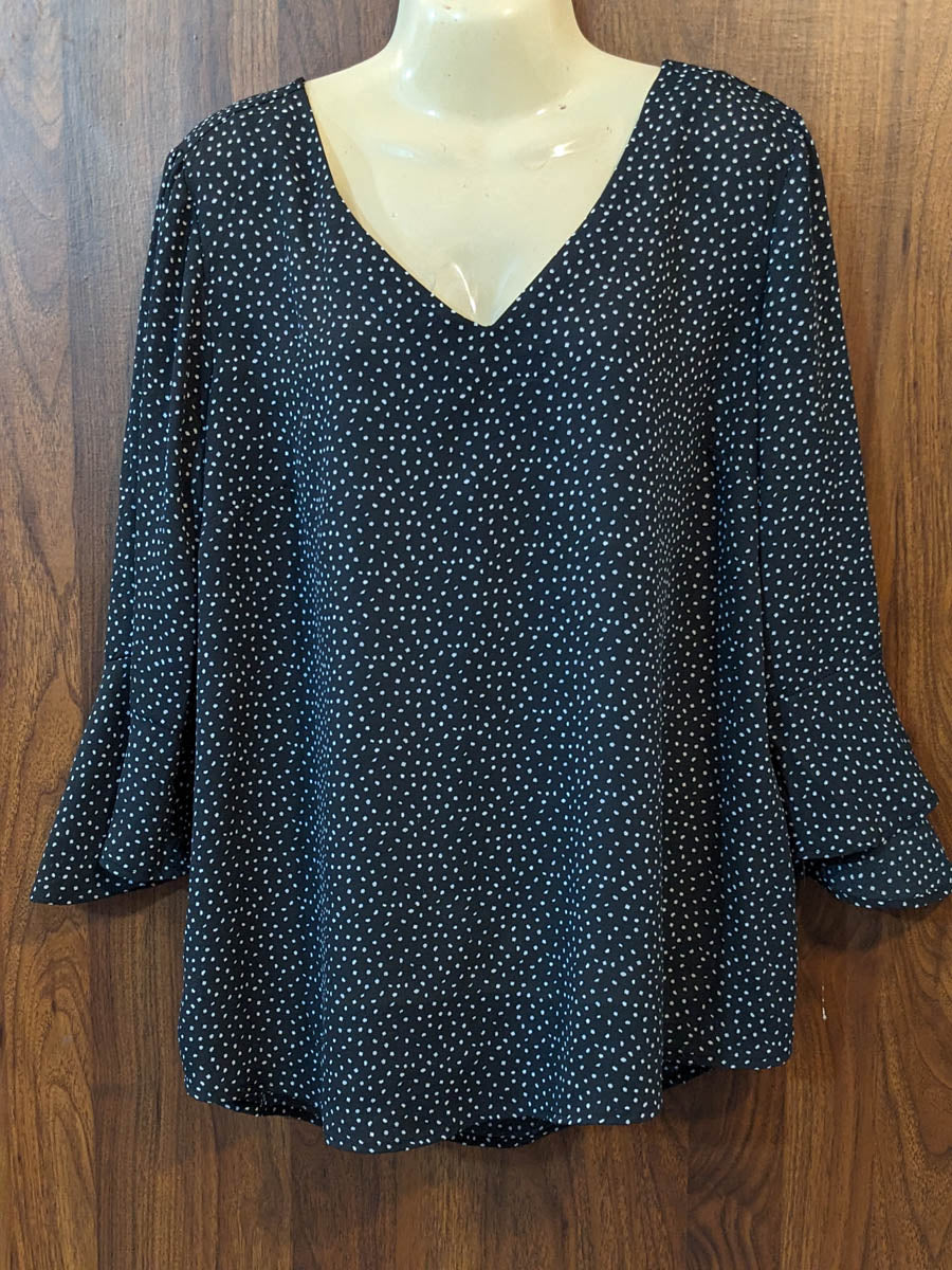 Imported Full sleeve top chiffon full sleeve top No-7364 Velnoor Store