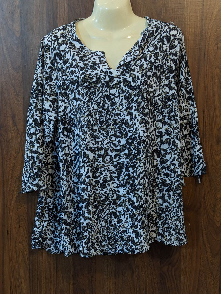 Imported Full sleeve top chiffon full sleeve top No-7496 Velnoor Store