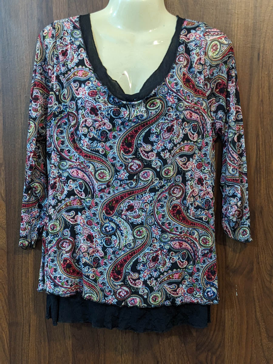 Imported Full sleeve top chiffon full sleeve top No-7492 Velnoor Store