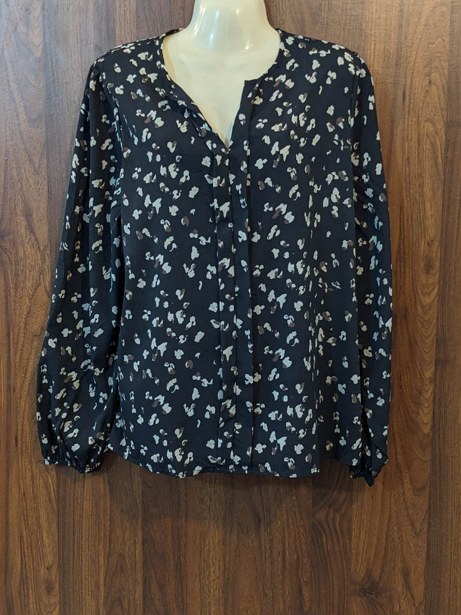 Imported Full sleeve top chiffon full sleeve top No-7463 Velnoor Store