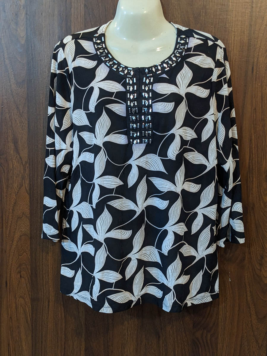Imported Full sleeve top chiffon full sleeve top No-7494 Velnoor Store