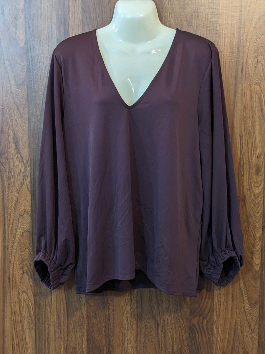 Imported Full sleeve top chiffon full sleeve top No-7490 Velnoor Store