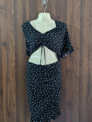 Imported Western mini dress chiffon mini dress No-3707 Velnoor Store