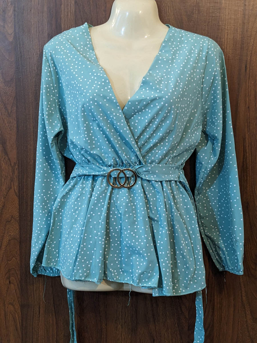Imported Full sleeve top silk full sleeve top No-7488 Velnoor Store