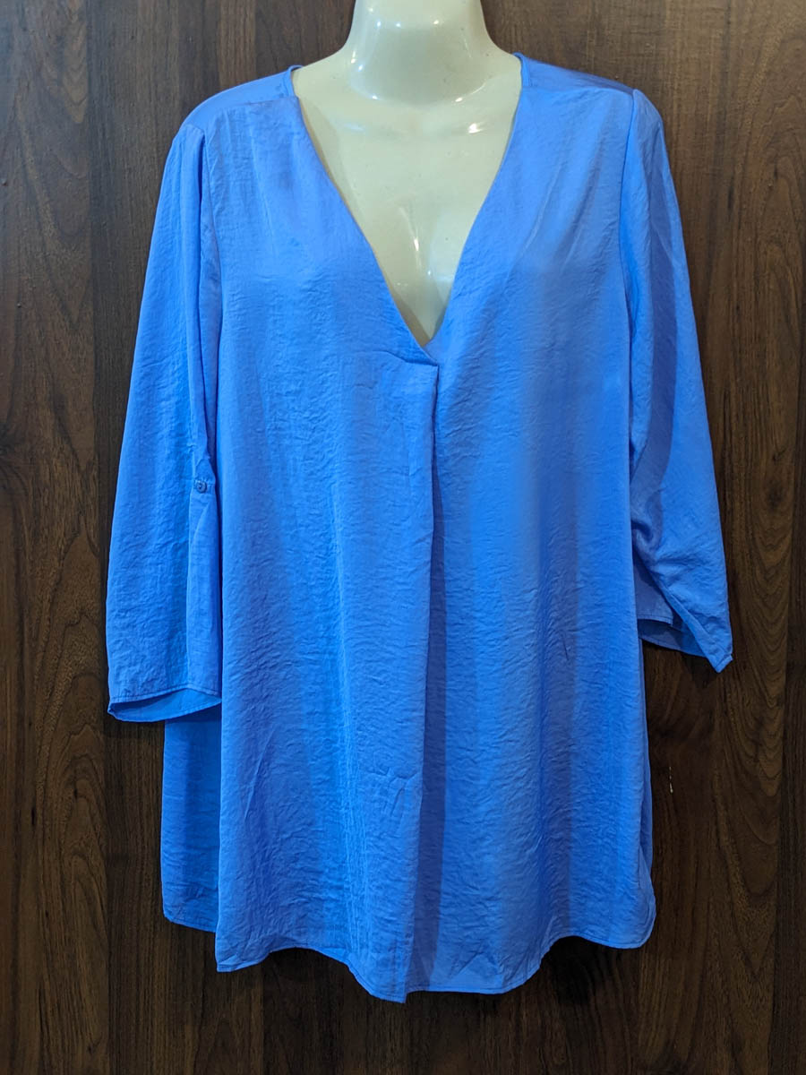 Imported Full sleeve top silk full sleeve top No-7468 Velnoor Store