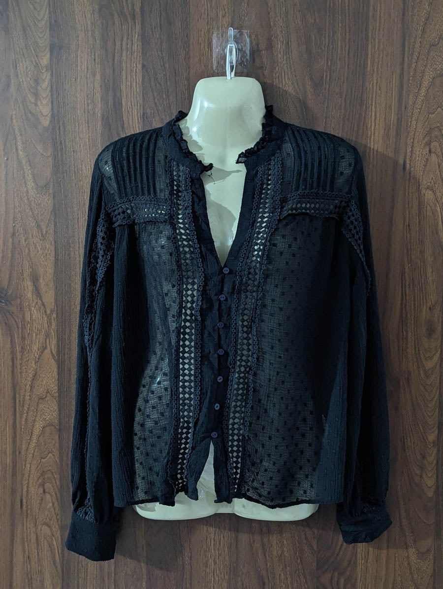 Imported Full sleeve top chiffon full sleeve top No-5097 Velnoor Store