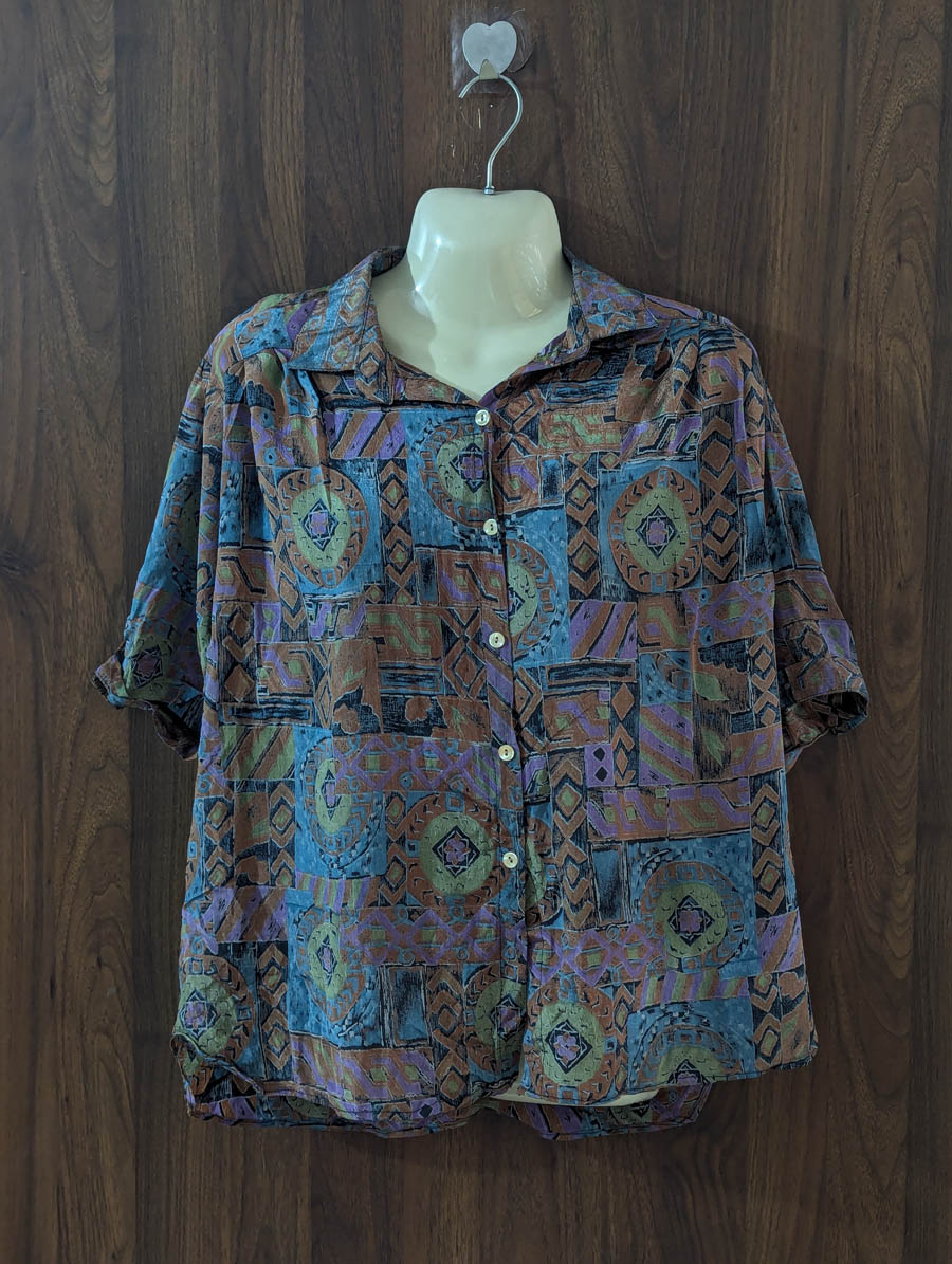 Imported Half sleeve top chiffon half sleeve top No-5711 Velnoor Store