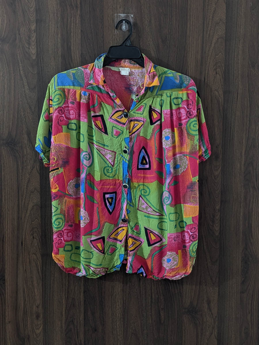Imported Half sleeve top linen half sleeve top No-4089 Velnoor Store
