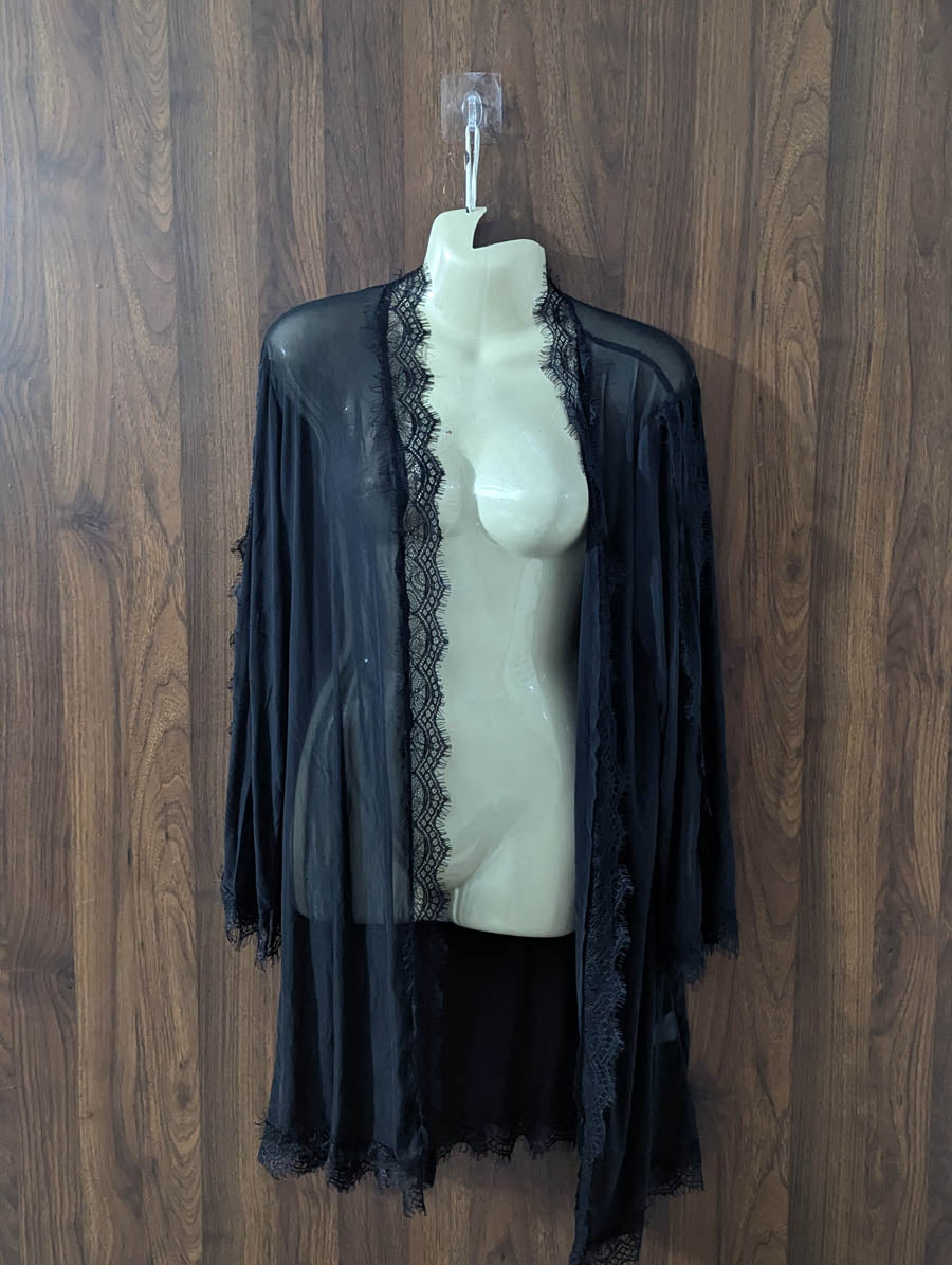 Imported Western mini dress net mini dress No-5513 Velnoor Store