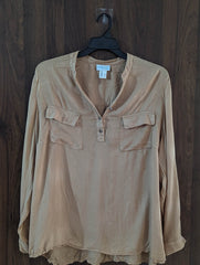 Imported Full sleeve top linen full sleeve top No-4663 Velnoor Store