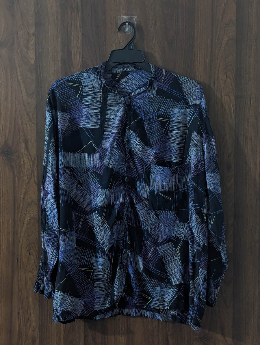 Imported Full sleeve top linen full sleeve top No-4727 Velnoor Store