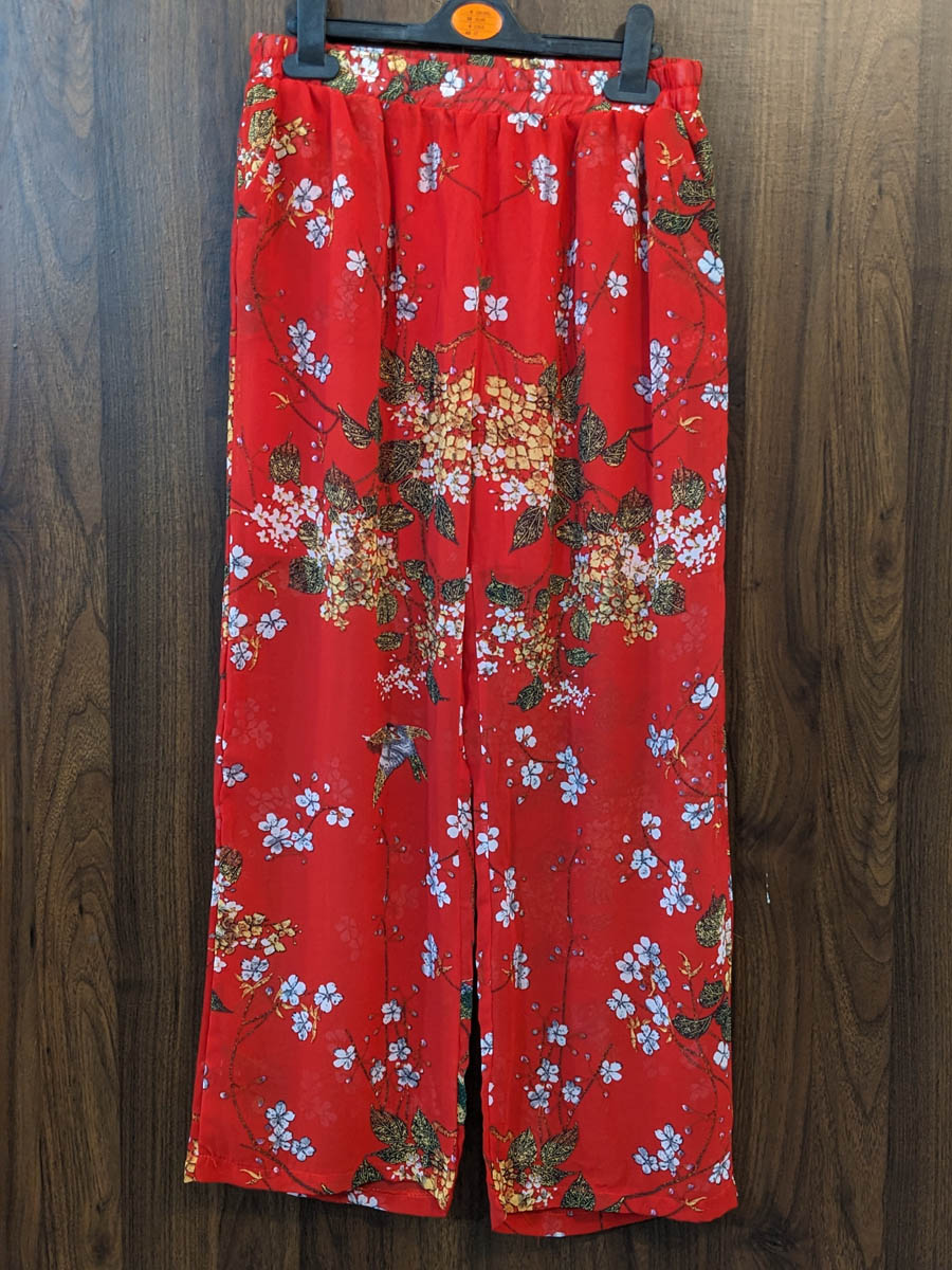Imported Plazo chiffon plazo No-8013 Velnoor Store