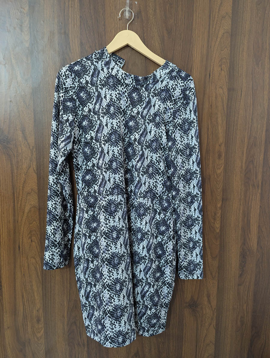 Imported Western Mini Dress chiffon Mini Dress No-652 Velnoor Store