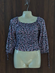 Imported Crop top linen crop top No-4384 Velnoor Store