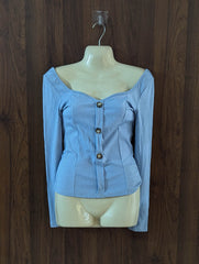 Imported Crop top jersey crop top No-4437 Velnoor Store