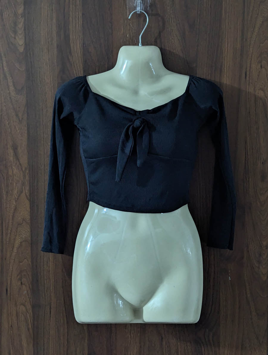 Imported Crop top jersey crop top No-4382 Velnoor Store