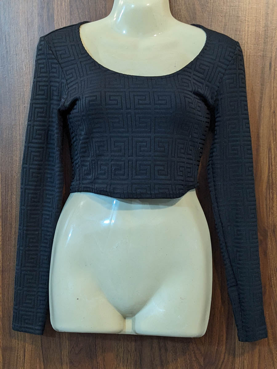 Imported Winter crop top winter winter crop top No-8147 Velnoor Store