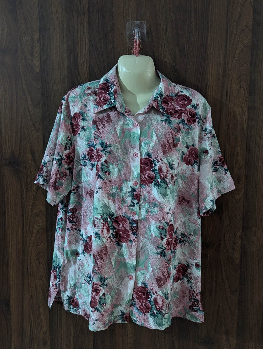 Imported Half sleeve top linen half sleeve top No-5404 Velnoor Store