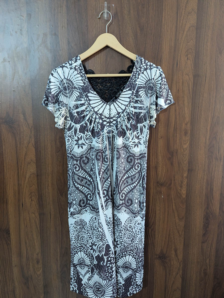 Imported Western Mini Dress Silk Mini Dress No-682 Velnoor Store