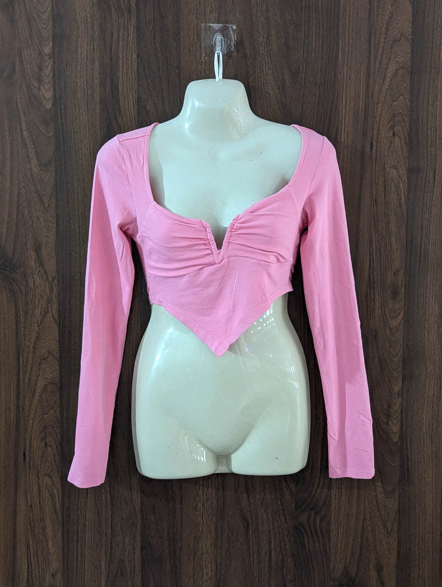 Imported Crop top jersey crop top No-3812 Velnoor Store