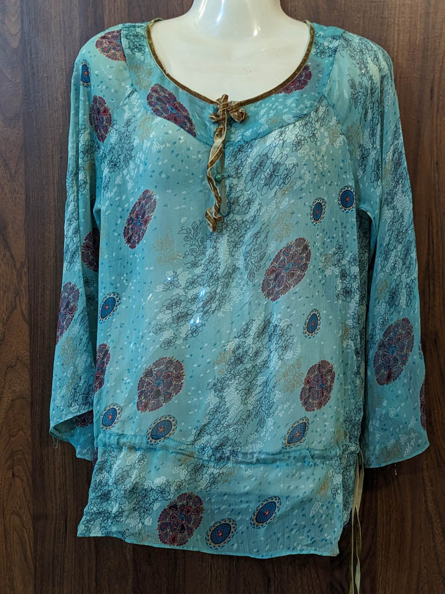 Imported Long top linen long top No-7384 Velnoor Store