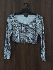 Crop top jersey crop top No-1947 Velnoor Store