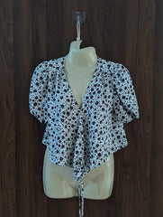 Imported Crop top chiffon crop top No-4542 Velnoor Store