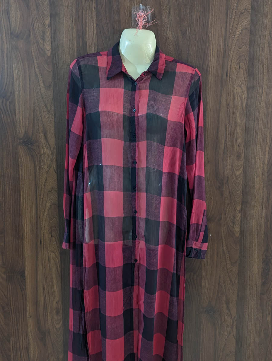 Imported Long top chiffon long top No-5036 Velnoor Store