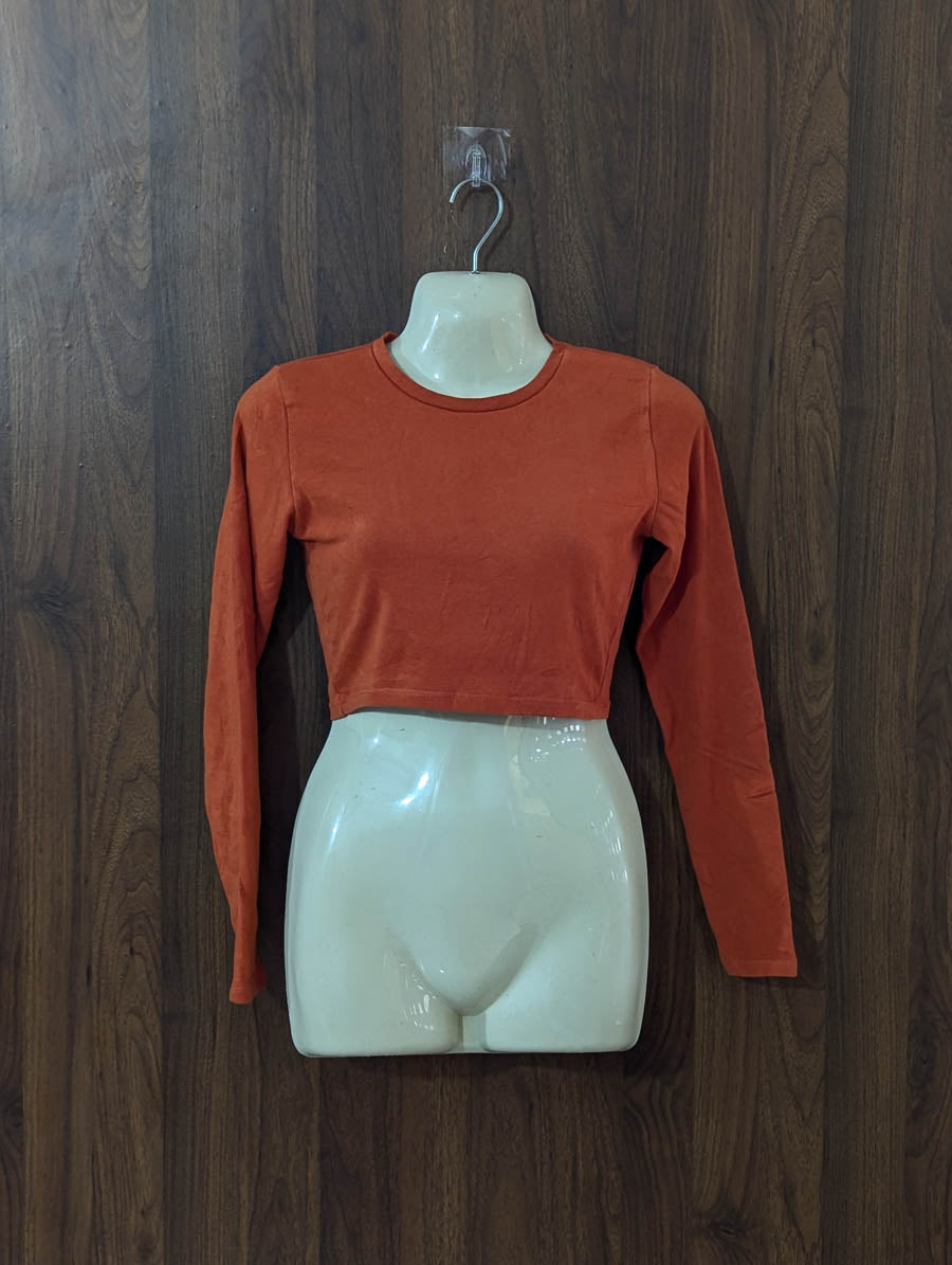 Imported Crop top jersey crop top No-4302 Velnoor Store