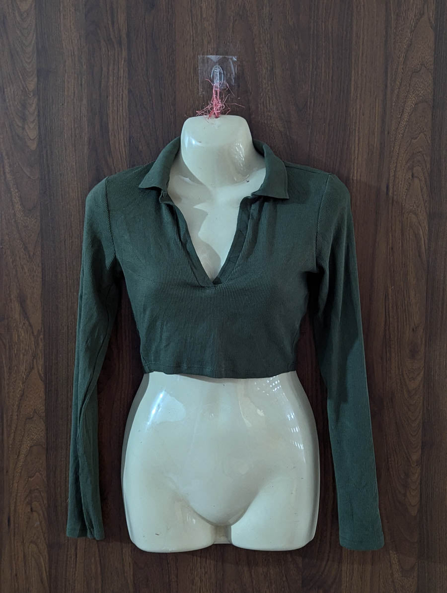 Imported Crop top jersey crop top No-4472 Velnoor Store