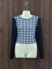 Imported Crop top chiffon crop top No-3744 Velnoor Store