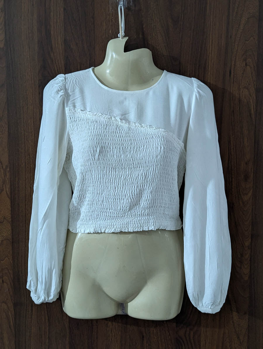 Imported Crop top cotton jersey crop top No-3864 Velnoor Store