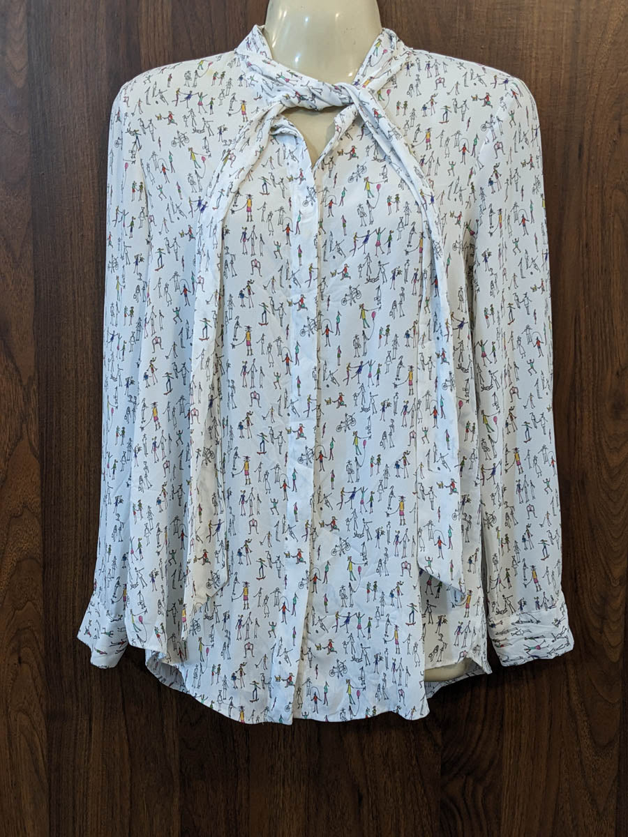 Imported Full sleeve top chiffon full sleeve top No-7513 Velnoor Store