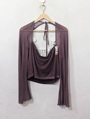 Imported women crop top net crop top No-193 Velnoor Store