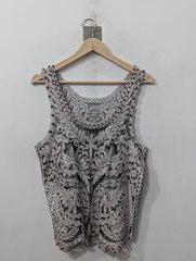 Imported women sleeveless top net sleeveless top No-758 Velnoor Store