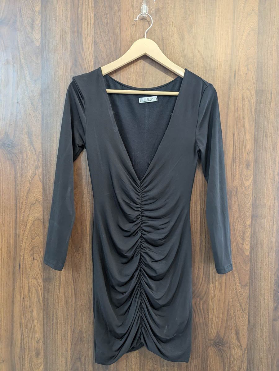 Imported Western Mini Dress jersey Mini Dress No-626 Velnoor Store
