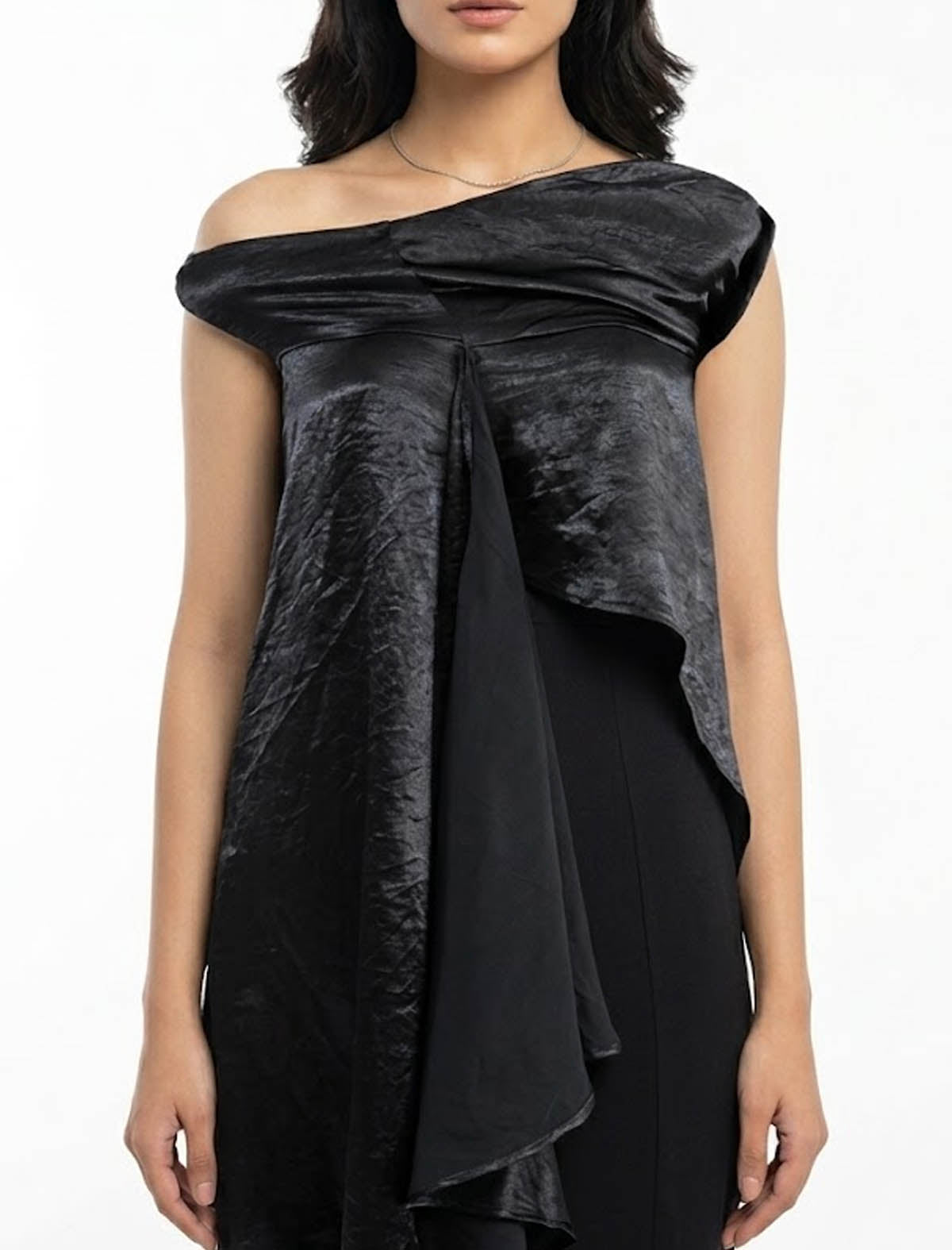 Imported Western mini dress silk jersey mini dress No-876 Velnoor Store