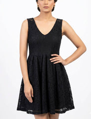 Imported Western mini dress net mini dress No-936 Velnoor Store