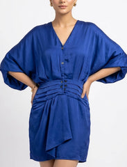 Imported Western long dress silk long dress No-927 Velnoor Store