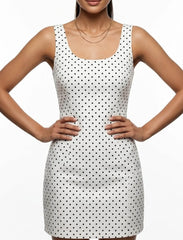Imported Western Mini Dress jersey Mini Dress No-583 Velnoor Store