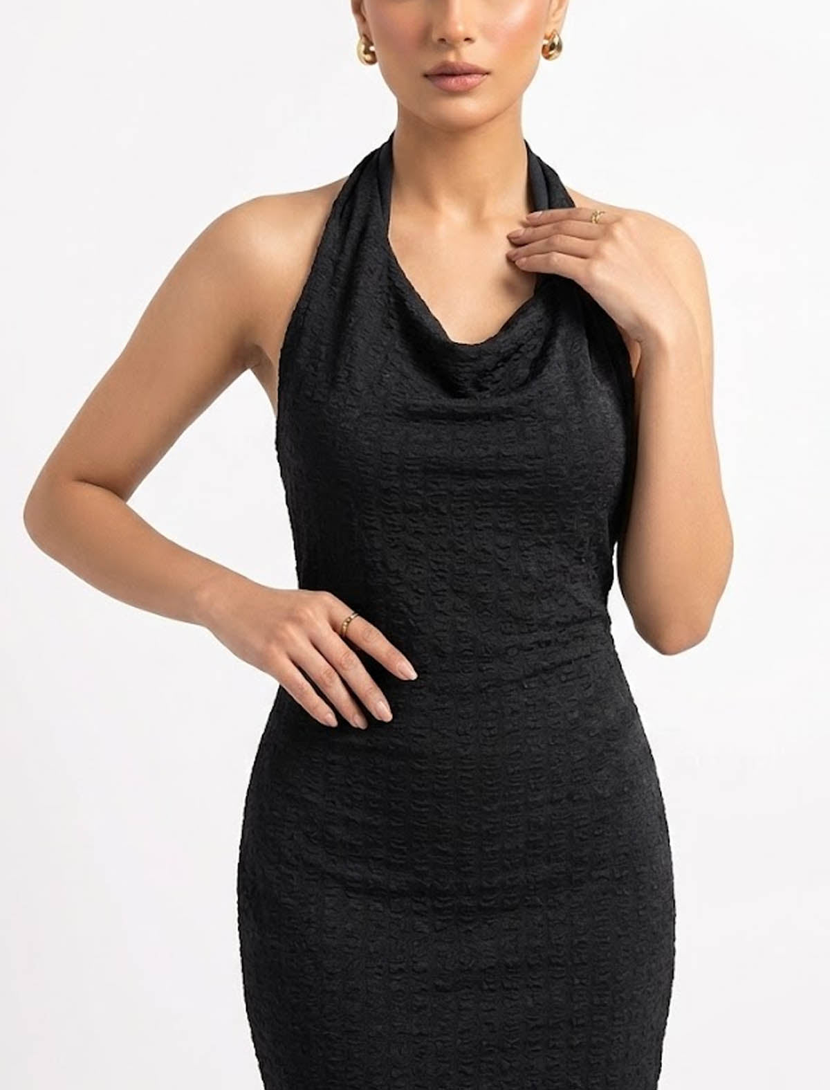 Imported Western mini dress silk jersey mini dress No-956 Velnoor Store