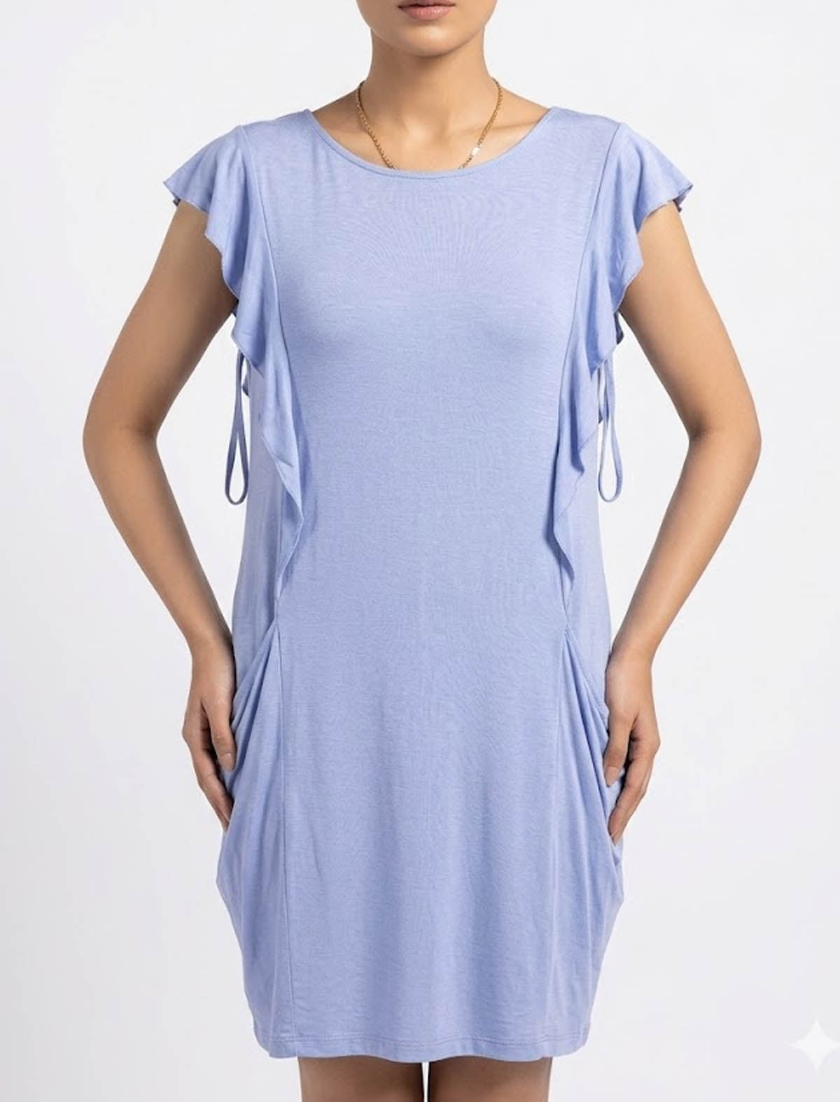Imported Western mini dress jersey mini dress No-972 Velnoor Store